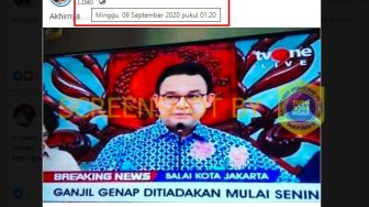 CEK FAKTA: Benarkah Ganjil Genap Jakarta Ditiadakan Mulai 7 September 2020?