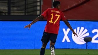 Ansu Fati Jadi Pencetak Gol Termuda Sepanjang Masa Timnas Spanyol