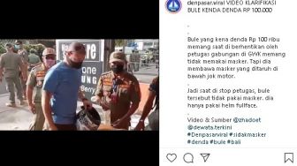 Viral Video Bule Terjaring Operasi Prokes Tuai Perdebatan, Ini Faktanya