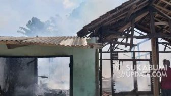Rumah di Ciracap Sukabumi Ludes Terbakar, Pemicunya Diduga Selang Gas Bocor