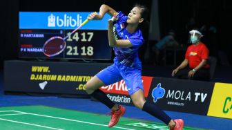 Tampil Cemerlang di Sudirman Cup 2021, Putri Kusuma Wardani Belum Bisa Kalahkan Mia