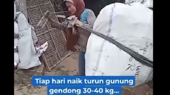 Kisah Nenek di Gunung Merbabu, Bawa Turun Sampah hingga 40 Kg per Hari