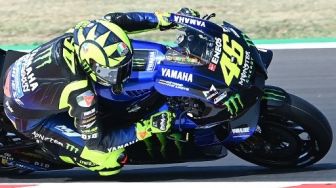 Valentino Rossi Tercepat di FP3 MotoGP San Marino