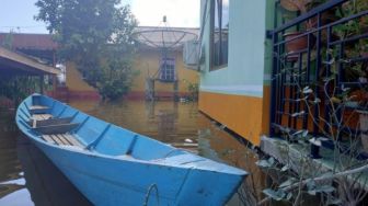 Curah Hujan Tinggi, 100 Rumah di Kabupaten Kapuas Hulu Terendam Banjir