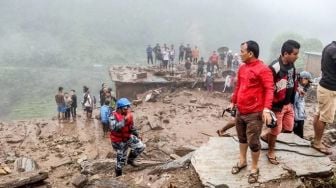 Tanah Longsor Tewaskan 12 Orang di Nepal, Puluhan Hilang