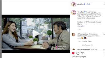 Cuplikan Video Klip "Cuma Kamu" Rhoma Senyum-Senyum Pandangi Via Vallen, Netizen Baper..