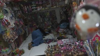 Omzet Menurun, Pedagang Pasar Gembrong Keluhkan PSBB Total