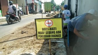 Sering Banjir, Warga Iringmulyo Alokasikan Dana Kelurahan Bangun Drainase