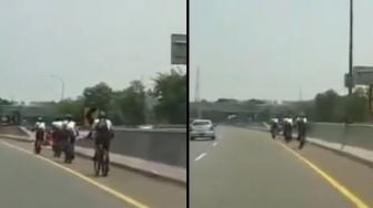 Ternyata Ini Alasan Pesepeda Masuk Tol Jagorawi