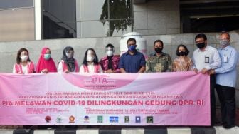 PIA DPR Gelar Baksos Lawan Covid-19 di Kompleks Parlemen