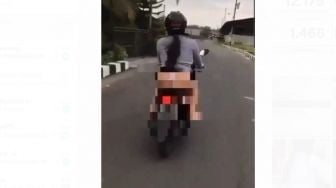 Mbak Ida yang Pamer Celana Dalam di Atas Motor adalah Laki-laki