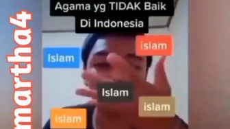 Dikecam! Video TikTok Ini Sebut Islam Agama yang Tidak Baik di Indonesia