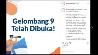 Kartu Prakerja Gelombang 9 Dibuka, Ini Cara Daftar di www.prakerja.go.id