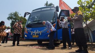 Ongkos Murah, Warga Bantul Kini Bisa ke Bandara YIA Naik Bus DAMRI