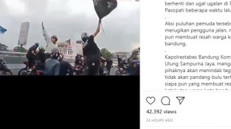 Kota Bandung Diteror Konvoi Bermotor, Polisi Ambil Tindakan Tegas