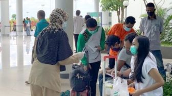 Baru Sehari Berjalan, Tes Swab di Bandara Syamsudin Noor Berhenti