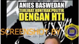 CEK FAKTA: Benarkah Anies Baswedan Punya Kontrak Politik dengan HTI?
