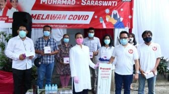 Rahayu Saraswati Bagikan 10 Ribu Alat Rapid Test Gratis Untuk Warga Tangsel