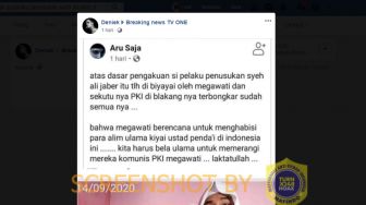Cek Fakta: Benarkah Penusuk Syekh Ali Jaber Dibiayai Megawati dan PKI?