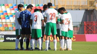 Seri Lawan Qatar, Shin Tae-yong: Timnas Indonesia U-19 Tetap Main Ciamik