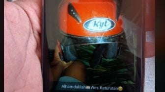 Ketahuan Curi Helm di CCTV, Status WhatsApp Pria Ini Bikin Warganet Ngakak