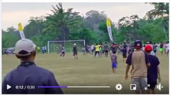 Miris! Sepakbola Persahabatan di Jember Ini Endingnya Malah Tawuran Begini