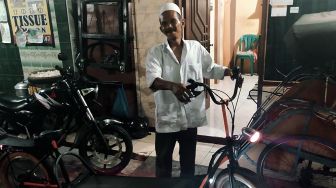 Sedih, Pembuat Sepeda Treadmill Asal Samarang Pernah Tinggal di Gerobak