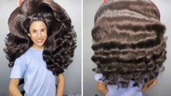 Kocak, Rambut Ngembang karena Hairspray, Dibilang Mirip Kipas Raksasa