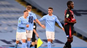 Hasil Piala Liga Inggris: Man City Susah Payah Singkirkan Bournemouth