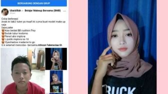 Viral Make Up Bocah Laki-laki Disulap Jadi Cantik, Cewek Auto Minder