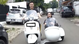 Ingin Beri Kejutan Baim Wong, Paula Verhoeven Nyaris Celaka Saat Naik Motor