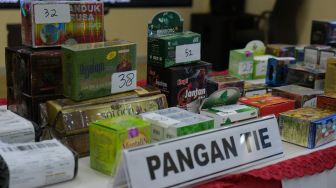 Gudang Digerebek, Puluhan Ribu Obat Tradisional Ilegal Senilai Rp1,2 M Disita di Bengkalis