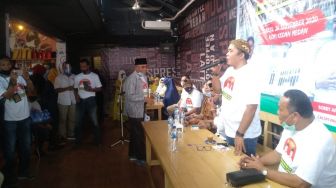 Hari Pertama Kampanye, Aulia Rachman Temui Warga Jawa di Medan