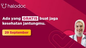 Hari Jantung Sedunia, Halodoc Beri Layanan Chat Gratis dan Diskon Obat!