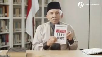 Amien Rais Luncurkan Buku Jokowi Mundur atau Terus: Saya Tidak Mengada-ada