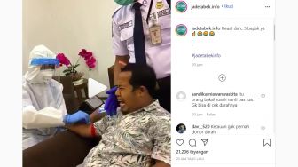 Weladalah! Lucunya Video Bapak Takut Jarum Suntik Saat di-Rapid Test Ini