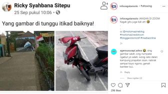 Diduga Tertipu Gambar di Dinding, Sepeda Motor Ini Alami Kerusakan Parah