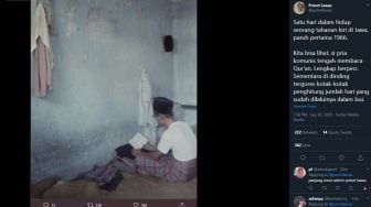 Beredar Foto Tahanan PKI Tahun 1966, Potretnya Mengaji Alquran Jadi Sorotan