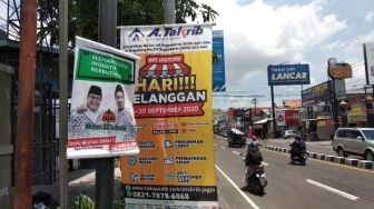 APK Masih Terpasang Saat Pemungutan Suara, Bawaslu Sleman Langsung Turunkan