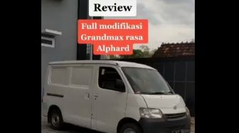 Modifikasi Gran Max Rasa Toyota Alphard, Warganet Kaget Melihatnya