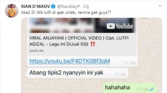 Diajak Lutfi Agizal Kolaborasi, Rian D'Masiv Diancam Warganet Akan Diblokir