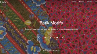 Peringati Hari Batik Nasional, Google Arts and Culture Tambah Koleksi