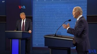 Mirip di DPR, Debat Terakhir Trump vs Joe Biden Dibekali Mute Mikrofon