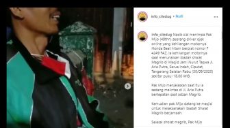 Ditinggal Salat Maghrib, Sepeda Motor Pengemudi Ojol Raib