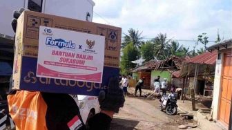 Baznas Gandeng Formula Salurkan Bantuan untuk Korban Banjir Sukabumi