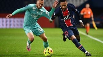 Gol Pertama Neymar, PSG Bantai Angers 6-1