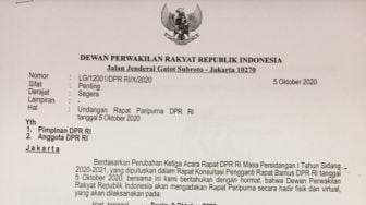 DPR Gocek Rakyat, Mendadak RUU Cipta Kerja Bakal Disahkan Senin Hari Ini