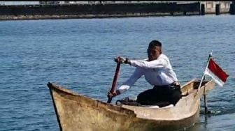 Alhamdulillah, Anak Nelayan yang Naik Perahu Daftar TNI Lulus Tes Psikologi
