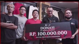 NOAH Donasikan Duit Rp 700 Juta Buat Kru Band Indonesia