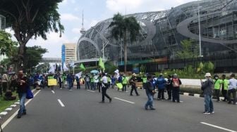 Massa Buruh Hendak Demo Omnibus Law di DPR Bubarkan Diri, Kenapa?